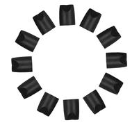 VILLCASE 12 Pezzi Tappi Stabilizzatori V Shape per Gambe Sedia in Nylon Resistente Cappucci Sicurezza per Gambe e Seduta Imbottita Antiscivolo e Durevoli