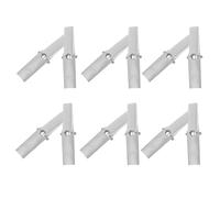 VILLCASE 12 Pezzi Toggle Anchor a Farfalla per Cartongesso, Toggle Wing Nut M6 in Ferro Zincato Argento, Facile Rimozione, per Mobili e Automotive, per Progetti Fai da Te e Riparazioni