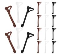 VILLCASE 15 Paia Ganci in Silicone Antiscivolo per Occhiali con Punta Morbida, Supporti per Tempie e Adulti, Punte per Stanghette Occhiali da Sole e Lettura, Facile Installazione