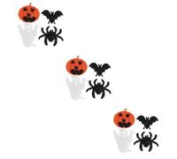 VILLCASE 180 Pezzi Patches Diy per Halloween Decorazioni Zucche e per Crafting e Feste per Sviluppare Creatività e Dei