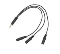 VILLCASE 1pezzi Cavo Splitter Audio Per Cuffie Da Splitter Per Microfono e Cuffie Connettore Stereo Per Telefono Cellulare Design Compatto Per Viaggi