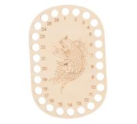 VILLCASE 1pezzi Organizer Legno per Filo da Ricamo Pannello Avvolgimento per Cucito per Filo Strumento Pratico per Principianti e Esperti Ricamo per Progetti Cucito Stitch