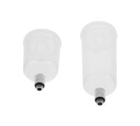 VILLCASE 2 Pezzi Contenitori Vernice Aerografo Smontabili Flaconi Trasparenti Riutilizzabili per Pigmenti per Nail Art Modellismo e Decorazioni Torte