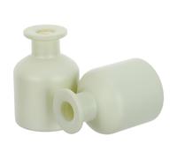 VILLCASE 2 Pezzi Flacone Diffusore in Vetro Cilindrico da 150ml per Oli Essenziali, Bottiglia Vuota Elegante e Contemporanea per Aromaterapia in Camera da Letto e Auto