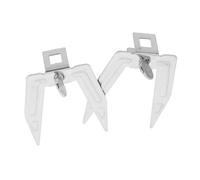 VILLCASE 2 pezzi Forchette per Arrosto Pollo in Acciaio Resistente Alte Temperature Supporto Girarrosto Bbq Accessori Cucina Forno e Friggitrice Aria per Carne e Grigliate all Aperto