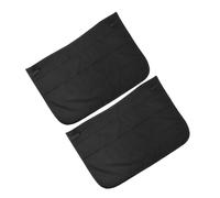 VILLCASE 2 Pezzi Grembiule da Parrucchiere Professionale con Tasche Multiple e Cintura Regolabile Nero in Poliestere e Nailon per Uso in Salone di Acconciatura