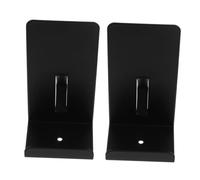 VILLCASE 2 Pezzi Hook Antifurto Sopra i Ganci Della Porta Dietro La Porta Hook Chiave Over Door Ganci Montati a Parete Gancio Da Cucina Black