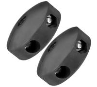VILLCASE 2 Pezzi Limitatore a Sfera in Gomma Piena per Avvolgitubo Olio, Struttura Solida Foro Interno da 14mm, Finitura Liscia senza Sbavature, Facile Installazione per Garage e Giardino