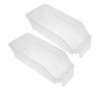 VILLCASE 2 Pezzi Organizzatore Portatile per Medicinali in Plastica Bianco Capacità Efficiente e Versatilità per Uso in Emergenze Mediche e Cliniche