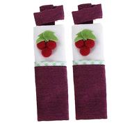 VILLCASE 2 Pezzi Protettivi per Frigorifero Antistatico Cover Elegante per Pomelli Protezione Contro Freddo e Elettrica