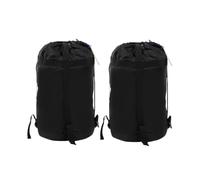 VILLCASE 2 Pezzi Sacco Compressione per Campeggio e Escursionismo Oxford Cuciture Rinforzate e 4 Cinghie di Compressione per Zaino da Viaggio Survival