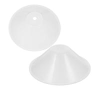 VILLCASE 2 Pezzi Spray Shield Paraspruzzi per Irrigatori in Plastico a Forma di Ventaglio, Protezione Pratica e Conveniente per Testina Irrigatore Durante attività di Pulizia