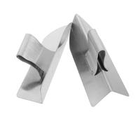 VILLCASE 2 Pezzi Strumenti Angoli Cartongesso Acciaio Inossidabile per Interni Ed Esterni Spatola Ergonomica per Rasatura e Finitura Muri Utensile Resistente per Uso Professionale e Fai da