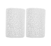 VILLCASE 2 Rotoli Benda di Garza Gessata Bianca per Modellazione Efficiente, Materiale Leggero e Gesso, per Creazione Maschere e Costruzione Paesaggi Artistici