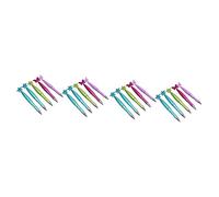 VILLCASE 2 Set Penne Sfera Rotanti Con Design Cuore Farfalla Stella Penna Sfera Liscia Per Scrittura Quotidiana Leggera E Portatile Per Scuola E Ufficio 10 Pezzi*2