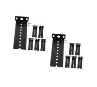 VILLCASE 2 Set Staffe Supporto Guide Keyboard Nero Montaggio Inferiore Antirumore Base Protettiva Antigraffio per Scorrevoli Armadio e Mobili Accessori per Tastiere e Accessori Computer