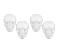 VILLCASE 2 Set Teschio di Schiuma Zombie Scheletro Teschio di Halloween Calderone Fantasma Puntello Tappo Gonfiabili di Halloween Maschera Fodere per Cuscini di Halloween Bianca 2 Pezzi * 2
