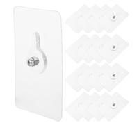 VILLCASE 20 Ganci Adesivi Antitraccia per Parete Set da 20 Pezzi Ganci da Parete Resistenti per Appendere Cornici Asciugamani e Borse senza Chiodi per Cucina Bagno e Appartamenti