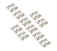 VILLCASE 20 Pezzi Accessori per Unghie Numeri in Lega 2026 e Pietre Brillanti Argento Oro per Manicure e Decorazioni Nail Art di Tendenza
