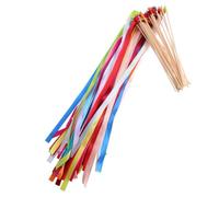 VILLCASE 20 pezzi Bacchette da Sposa Colorate con Nastro e Campanellini per Cerimonie e Feste Bacchette Magiche da Matrimonio per Accogliere Sposa e Sposo Decorazioni Colore Colore Casuale