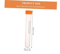 VILLCASE 20 Pezzi Contenitori Trasparenti in Plastica per Ago da Cucito Bottiglie Piccole Angoli Arrotondati per Conservazione Sicura di Aghi e Piccoli Oggetti