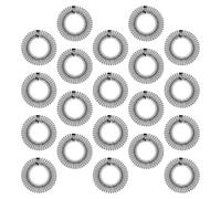 VILLCASE 20 Pezzi Fascia per Chioma Elastica Pettine Invisibile Nero in Abs, Design Classico per Utilizzo Quotidiano e Lavoro, Risolve Rapidamente i Chioma Ribelli senza Pressione