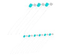VILLCASE 20 Pezzi Long Needle Threaders for Sewing And Embroidery Ergonomic Grip Extended Reach Thread Puller Tool for Punch Needle Cross Stitch DIY Crafts