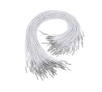 VILLCASE 200 Pezzi Cordoncino Elastico con Terminali in Metallo Corda Elastico Rotonda Resistente per Cappelli Maschere e Accessori di Fissaggio