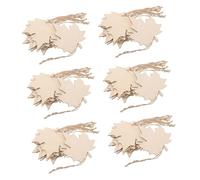 VILLCASE 200 Pezzi Unfinished Natural Wood Craft Pieces For DIY Painting And Autumn Decorations Stable Sturdy Material For Thanksgiving And Seasonal Projects