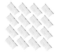 VILLCASE 20pezzi Pettine Laterale in Metallo da Denti per Capelli da Sposa Stile Francese Classico Fermaglio Decorativo Sottile per Velo da Sposa e Acconciature