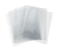 VILLCASE 25 Pezzi Buste Trasparenti PVC per Proteggi Documenti Impermeabili per Planner Organizer Foto Ricette e Carte Budget