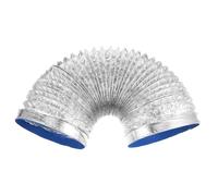 VILLCASE 2m Tubo Flessibile Alluminio Ventilazione Per Hvac Bagni e Cucine Di Rivestimento Ignifugo Per Sistemi Di Condizionamento e Grow Room