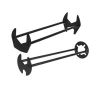 VILLCASE 2pezzi Chiave Multifunzionale Per Lavandini Chiave Per Tubi Per Scarico Del Lavello Utensile Per Idraulici Di Chiavi Per Lavello Multifunzionali