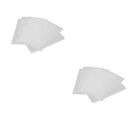 VILLCASE 3 Set Di Porta Bus in Silicone Opaco Lucido Porta Carte Identità Carte in Pvc Materiale 50 Pezzi * 3