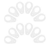 VILLCASE 30 Pezzi Anello di Sicurezza Aspetto Discreto in Silicone per Apparecchi Acustici, Resistente All'usura Accessorio Anti-smarrimento per Anziani e Caregiver