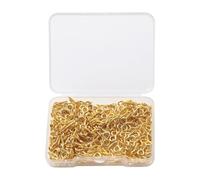 VILLCASE 300 Pezzi Accessori per Gioielli Fai da Te Spille a Occhio di Agnello in Ferro Dorato per Decorazione Elegante di Collane e Braccialetti