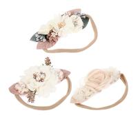 VILLCASE 3pezzi Fascia per Bambina Morbida in Copricapo per Ragazzo Ragazza Ragazza per Feste e Celebrazioni Fascia per Ragazzo senza Segni sulla Testa