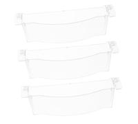 VILLCASE 3pezzi Vaschetta Raccogli-olio in Plastica Vaschetta Raccogli-grasso Contenitore Per Raccolta Olio Per Cappa Capace e Facile Da Pulire Per Cucina