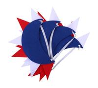 VILLCASE 4 Pezzi Cerchietto per Chioma Statua della Libertà Blu Non Tessuto, Accessorio Versatile e Comodo per Eventi Cosplay e Feste Patriottiche