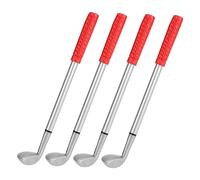 VILLCASE 4 Pezzi Penna Mini da Scrivania Forma di Mazza da Golf Penna Sfera Singola Souvenir e Gioco da Tavolo per Appassionati Golfisti Colore Casuale