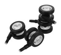 VILLCASE 4 Pezzi Ruote di Ricambio per Passeggino e Walker da Caster Girevoli Silenziosi in Plastica Facili da Installare e Rimuovere Kit Riparazione per Ruote Walker Sostitutive