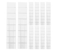VILLCASE 40pezzi Cunei Livellatori per Mobili in Plastica Bianco Spessori Regolabili per Tavoli Sedie Armadi Protezione Pavimenti e Soluzione per Pavimenti Irregolari Rialzi per Casa