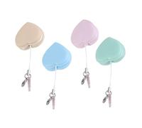 VILLCASE 4pezzi Panni in Silicone Per Pulizia Dello Schermo Salviette Per Pulizia Delle Lenti in Salviette Per Del Telefono Accessori Per Appendere Le Chiavi