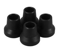 VILLCASE 4pezzi Punte in Gomma per Bastone Gambe Resistente e Antiscivolo Base Piccola Accessori di Ricambio per Baston Passeggio Appoggio Adatto per Donne Uomini e Anziani