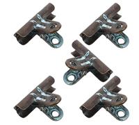 VILLCASE 5 Clip per Cerniera Retrò da 48 MM in Ferro Blu Vintage Fermacarte Bulldog per Ufficio e Artigianato Clip per Organizzare Foto Documenti e Promemoria