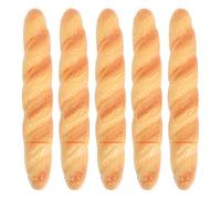 VILLCASE 5 Penne a Sfera a Forma Di Realistica Penna Da Cancelleria Divertente Per Ufficio E Scuola Scrittura E Design Creativo Set Penne a Inchiostro a Forma Di Pane 5 Pezzi