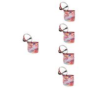 VILLCASE 5 Pezzi Borsa per Organizzatrice Oxford Design con Cerniera Pratica Borsa da Cucito per Kit Lavoro Facile da Trasportare e Conservare Colore Arancione Piccola