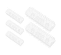 VILLCASE 5 Pezzi Contenitori per Provette Scatola Trasparente per Conservazione Vaccini con Chiusura Ermetica Organizer Plastica Leggero per Laboratori e Frigoriferi Medici Custodia