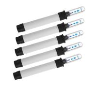 VILLCASE 5 pezzi Indicatori Acqua Regolabili per Vasi Misuratore Umidità Terreno per Piante da Interno Monitoraggio Idratazione con Allarme Mancanza Acqua Facile Installazione Senza