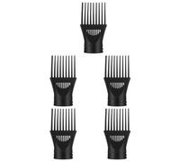 VILLCASE 5 Pezzi Ugello Asciugacapelli Piatto in Plastica Resistente al Calore, Accessorio Pettine per Asciugacapelli, Strumento Styling Professionale per Parrucchieri e Uso Domestico